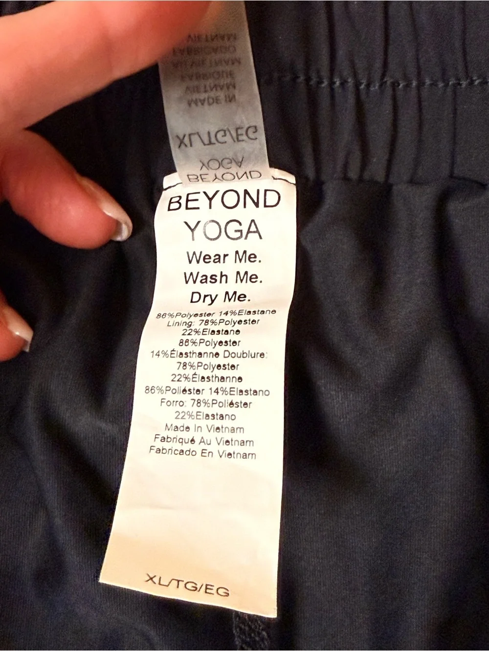 NWT Beyond Yoga In Stride Lined Shorts Black Size XL